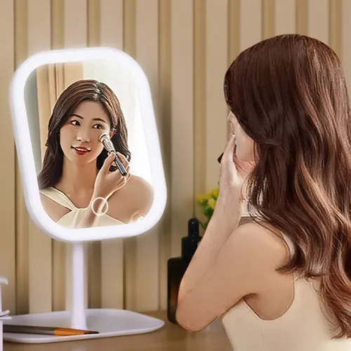 Espejo De Maquillaje Led, Espejo Con Luz De Relleno, Portáti