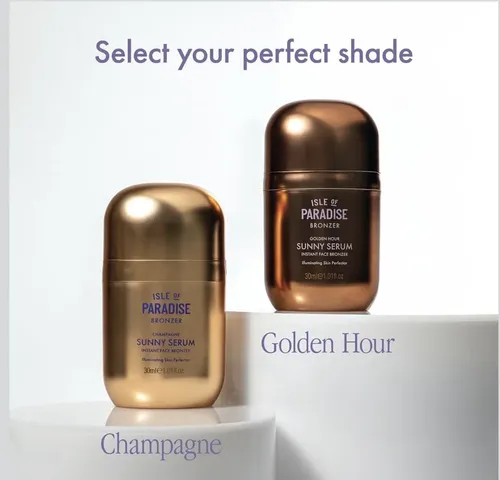 Isle Of Paradise Bronzer Golden Hour Sunny Serum Facial