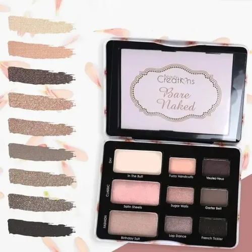 Paleta De Sombras Bare Naked Beauty Creations