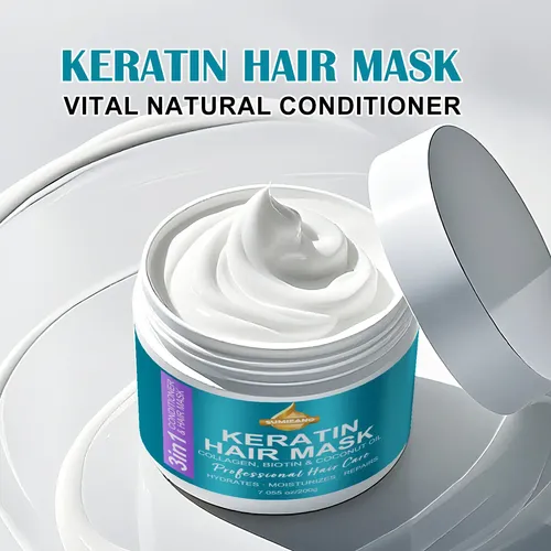 Mascarilla 3en1 Keratina: Hidratación Y Reparación Profunda
