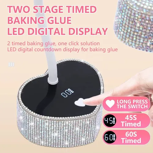 Cabina Uv Led Soft Gel Inalámbrico 30w Para Uñas