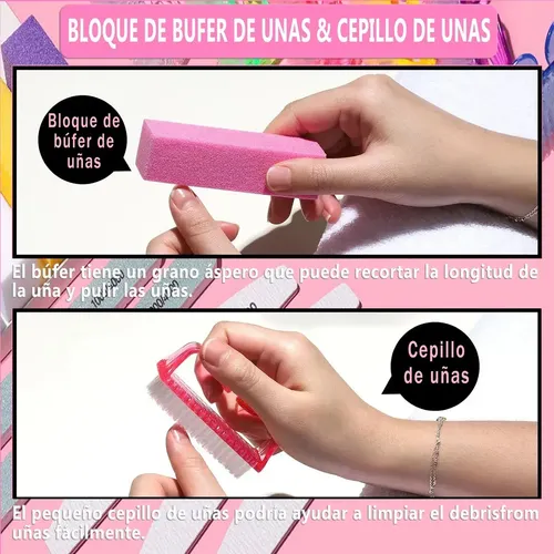 Kit De Manicura Y Limas Profesionales 13 Piezas En /