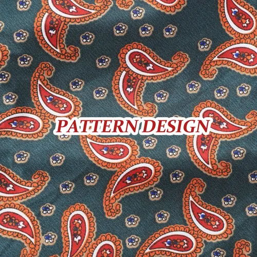 Gorro De Baño Impermeable Portátil Ducha Natación Cabello Green With Orange Paisley Print