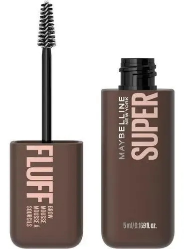Sombra para cejas Maybelline Gel de cejas superfluff color marrón oscuro