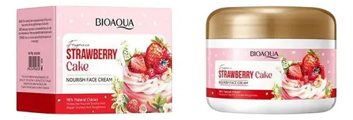 Crema Facial Strawberry Cake Bioaqua Momento De Aplicación Día/noche Tipo De Piel Todo Tipo De Piel
