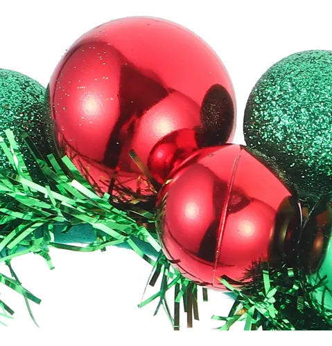 Diadema De Navidad Con Bolas Diadema Navideña Para Pelo