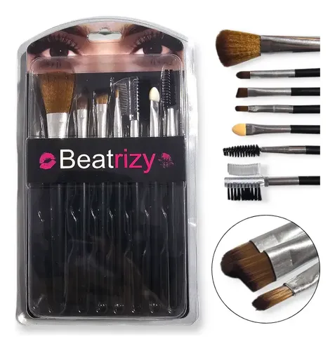 Set Brochas X6 Mayorista 7 Piezas Pinceles Maquillaje