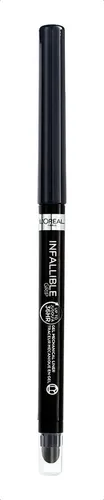Delineador Automatico Grip Gel L’oréal Paris Color Negro Efecto Mate