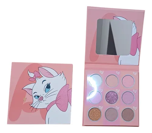 Paleta De Sombras 9 Colores Diseño Gatita Marie Aristogatos