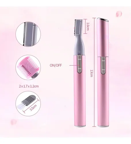 Depiladora Eléctrica Cejas Y Rostro Mujer Liviana