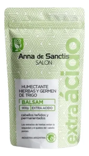 Acondicionador Enjuague Anna De Sanctis Olio Extra Acido 900