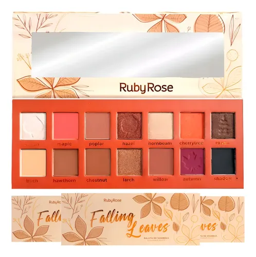Ruby Rose Paleta 14 Sombras De Ojos Falling Leaves