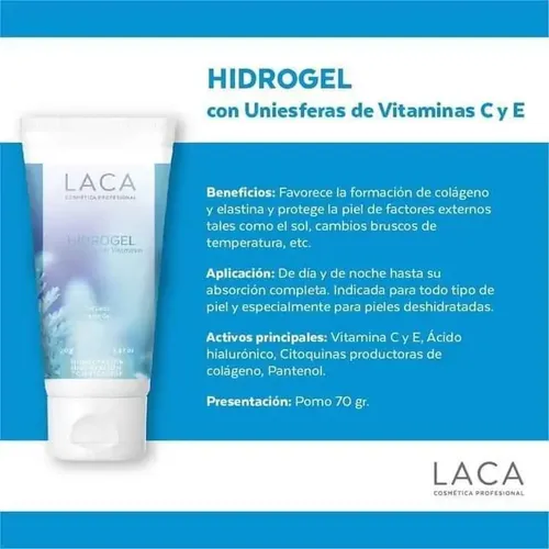 Hidrogel Con Uniesferas De Vitamina C Y E Laca