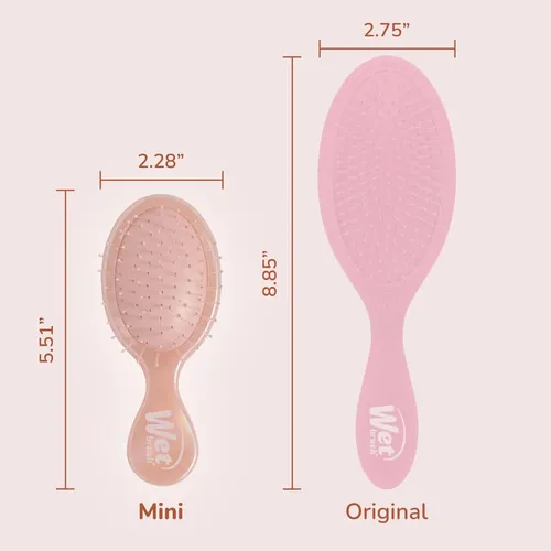 Cepillo De Pelo Wet Brush Mini Detangler Bronze Travel