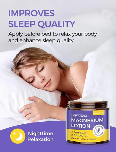 Loción Natural De Magnesio Para Dormir Y Aliviar El Dolor –