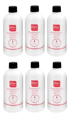 Kit X6 Removedor De Esmalte Semipermanente Thuya X 500ml