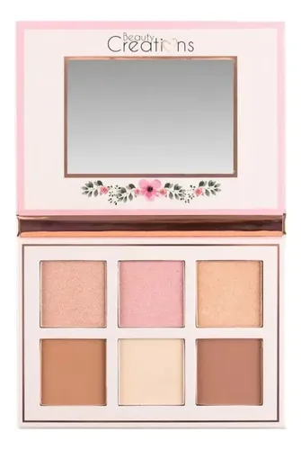 Contorno e Iluminador Beauty Creations Floral Bloom Para Piel Mixta