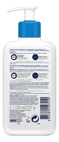 Loción Hidratante Cerave Para Piel Normal A Seca 236ml