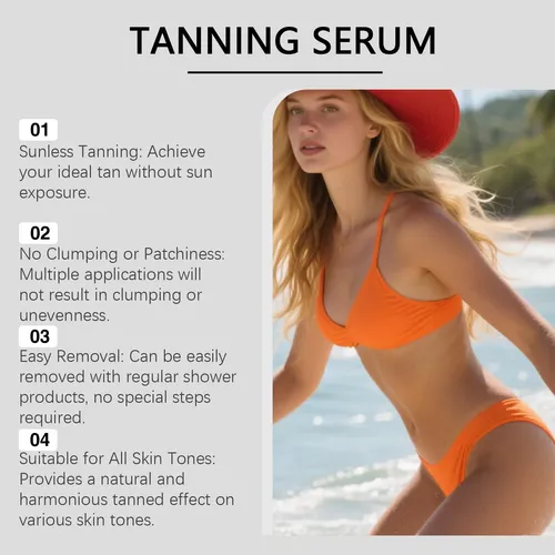 Self Tanner Face Tanning Serum Buildable Sunless Bronze
