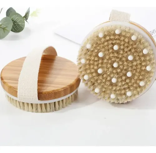 Pz A Cepillo En Seco Corporal 2 Packs Exfoliante Masaje