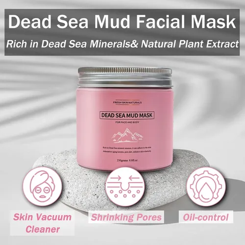 Mascarilla De Barro Del Mar Muerto, Mascarilla De Arcilla