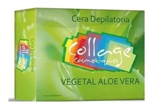 Cera Aloe Vera Depilatoria Profesional Collage 900gr X 3u