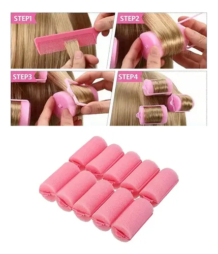10 Piezas De Rulos Para El Cabello, Herramientas De Peluquer