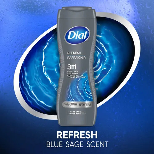 Limpiador Corporal, Capilar Y Facial Para Hombre Refresh Blu