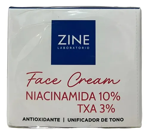 Zine Face Cream Crema Facial Niacinamida 10% Momento De Aplicación Día/noche Tipo De Piel Todo Tipo De Piel