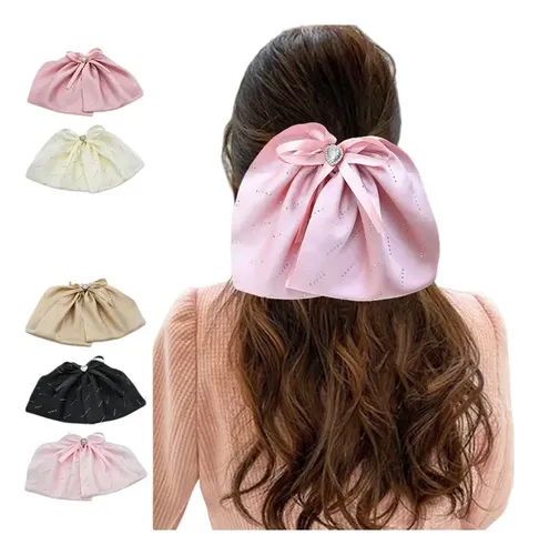 Accesorios Elegantes Para El Cabello Con Lazo Liso
