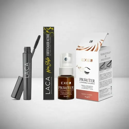 Exel Promoter Spray + Laca Fortificador Cejas Y Pestañas