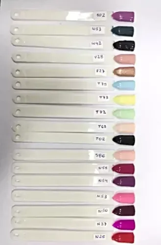 6 Esmaltes Semipermanentes Gel On-off Cabina Vanta X 15 Ml.