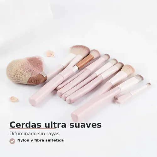 Set De 13 Brochas De Maquillaje Para Principiantes, Cerdas