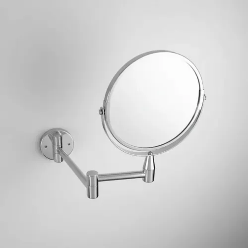 Espejo Articulado Doble 20 Cm Cromo Baño Habitación Makeup