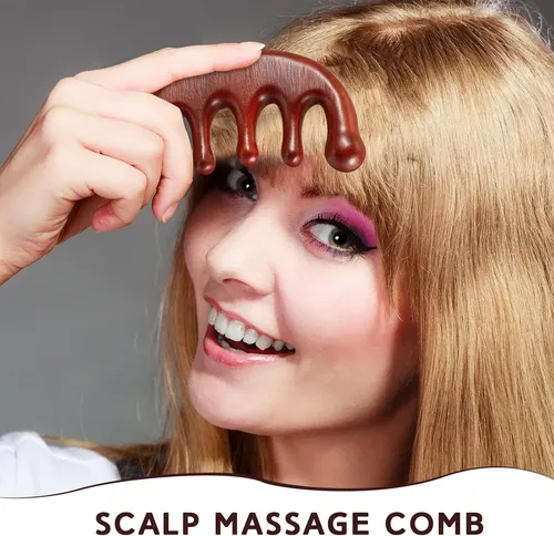 2 Pieces Of Peine Gua Sha For Wood Leather