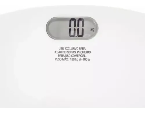 Balanza Digital Personal Silfab Blanca Hasta 180kg Be209