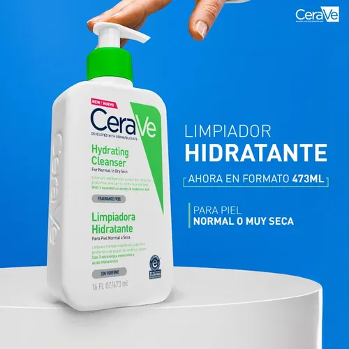 Cerave Limpiador Hidratante Pieles Secas X473ml