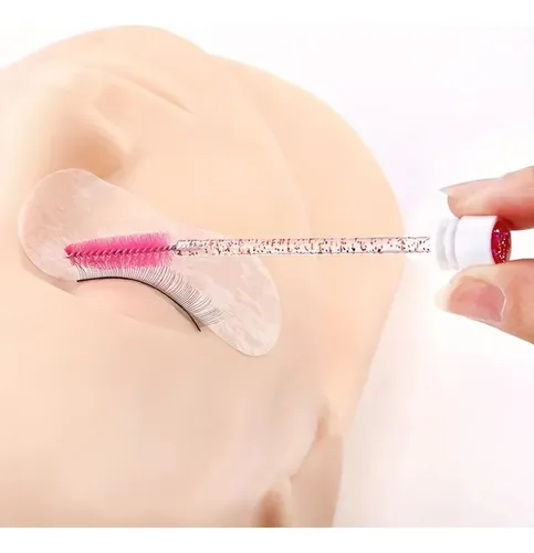 10 Gupillones Cepillos Pestañas Cejas Tube Diamond Glitter