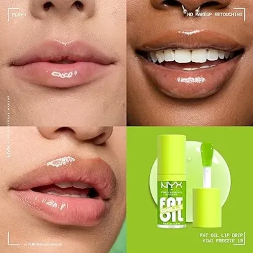 Nyx Professional Makeup Gloss Fat Oil Lip Drip Kiwi Freezie