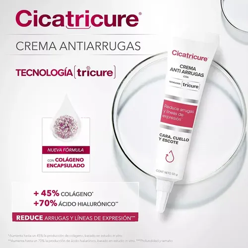 Promo Cicatricure Tricure Crema Facial Colágeno 50g 2 Uds Madura Día/noche
