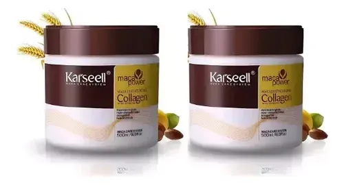 Karseell Máscara Capilar Con Colágeno 100% Kit X2unidades