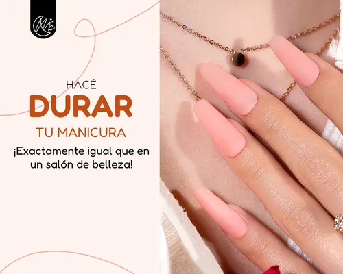 Kit Manicura Esmaltado Semipermanente Completo Uñas Soft Gel