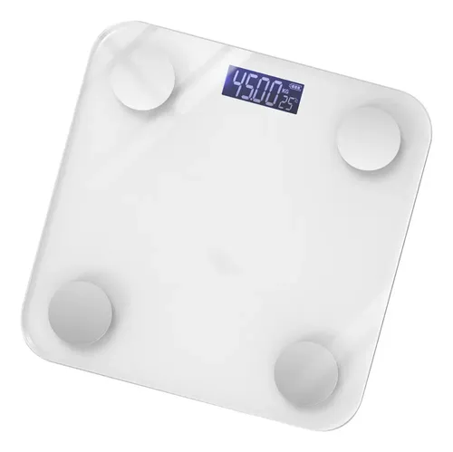 Báscula Digital Baño Inteligente Bluetooth, Vidrio Templado
