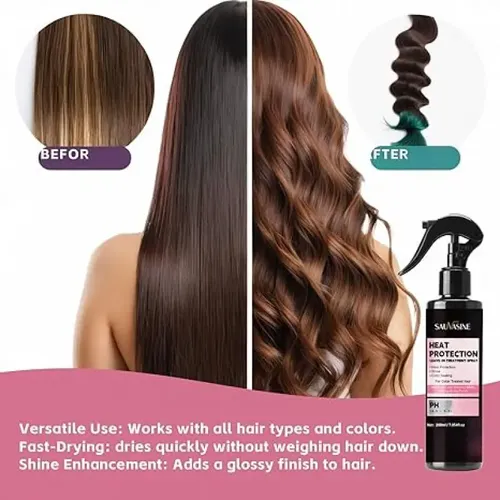 +spray Lanthome Protector Térmico Sin Enjuague Para Cabello/
