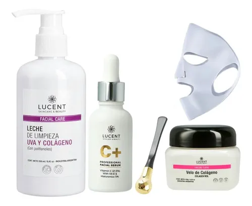 Kit Facial Rutina Limpieza Profunda Antiage Piel Mixta