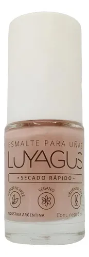 Esmalte De Uñas Cremoso Luyagus Secado Rapido Colores Color Nude rosa