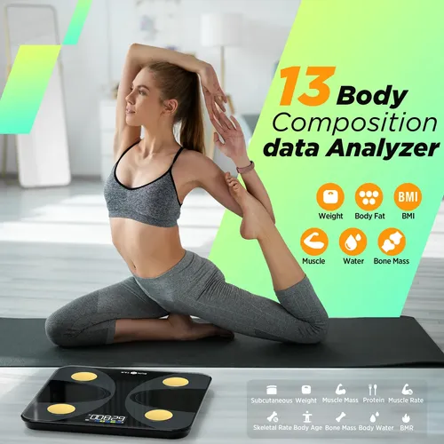 Báscula Digital Inteligente Runstar Analizadora De Grasa Cor