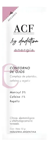 Acf By Dadatina Refill Crema Contorno De Ojos Energía