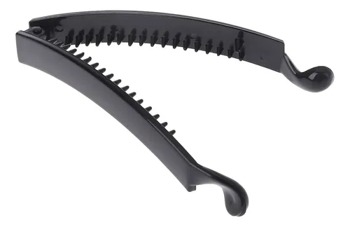 Pack De 2 Pinzas Para El Pelo Negras Cuadradas Con Forma De