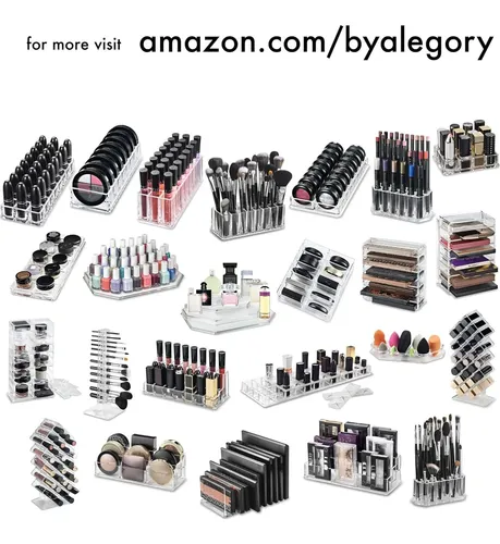 Organizador Acrílico De Maquillaje By Alegory 24 Labios +